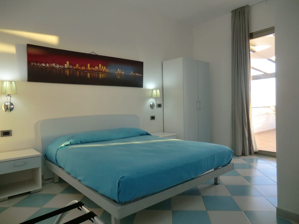 Panoramic Double Room, 1 Bedroom, Ensuite, Sea View | Premium bedding, down comforters, minibar, in-room safe
