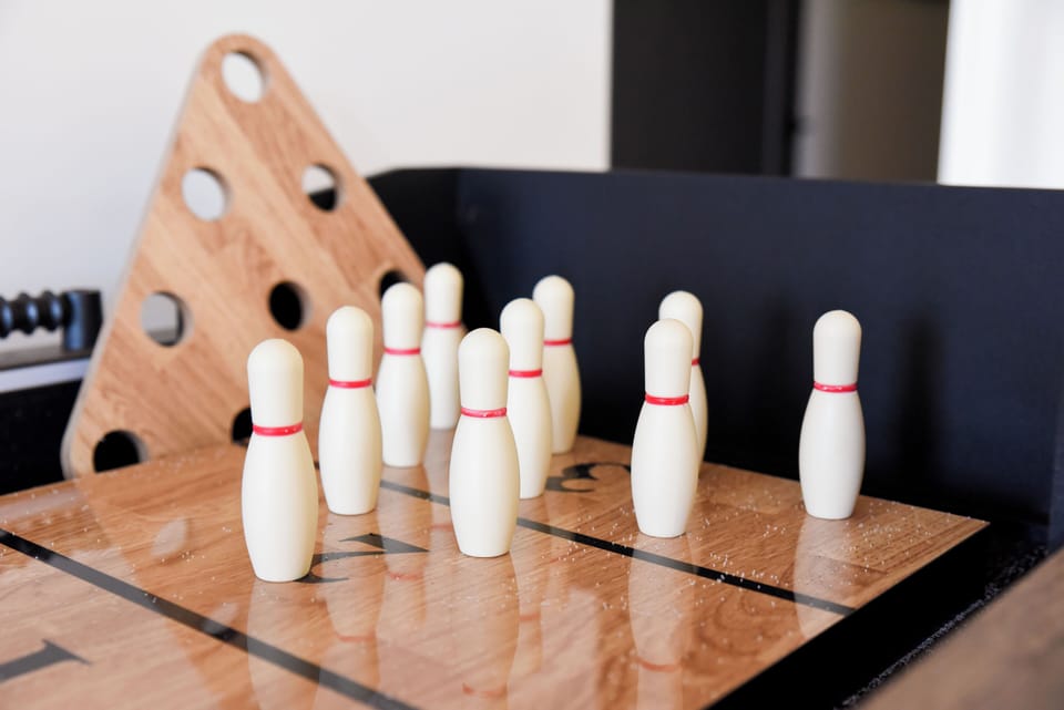 Shuffleboard and bowling