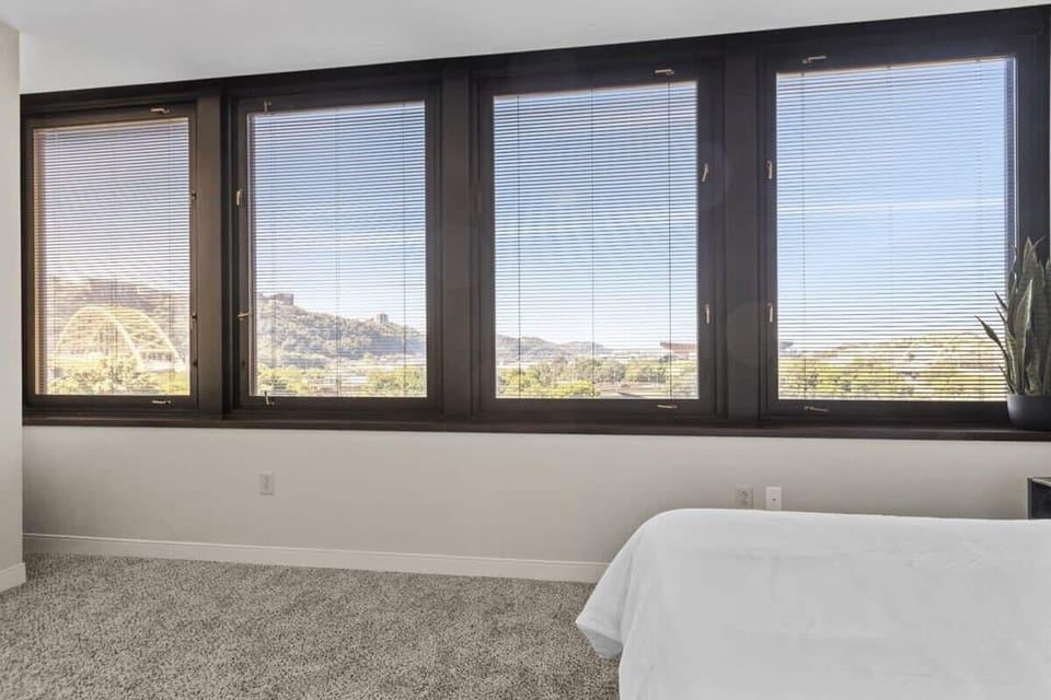 Large bedroom windows