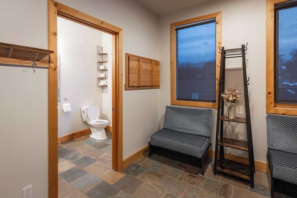 Half-bath on main near front entrance. 
