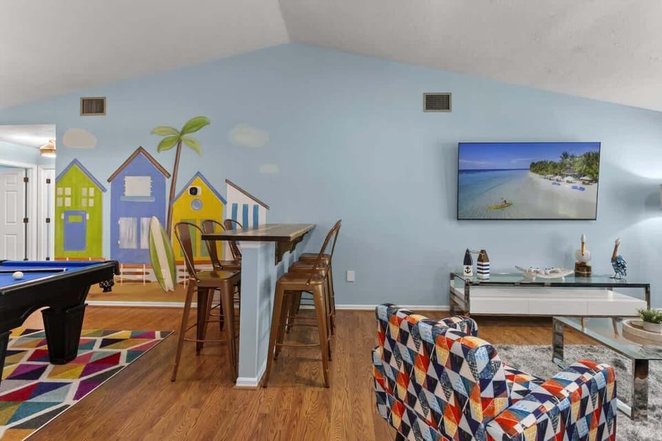 Living Room #2 with 65" TV & X-Box