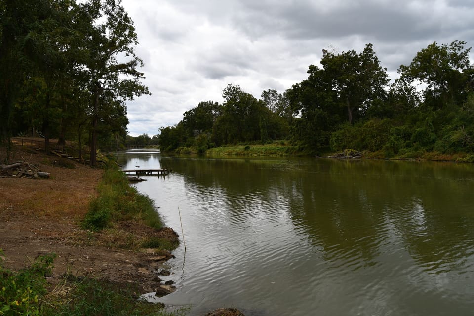 Homochitto River that feeds into the lake