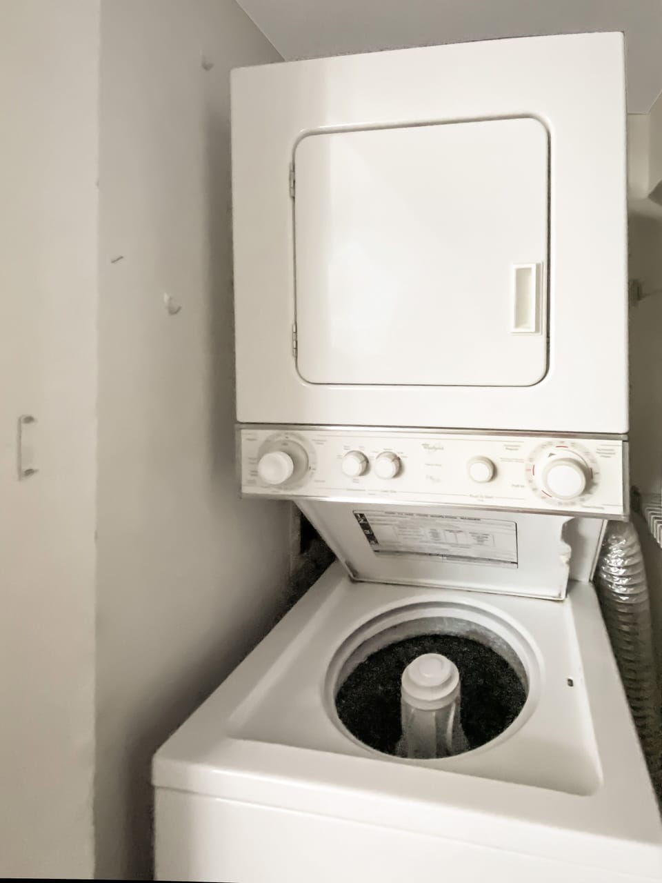 In unit laundry. 
