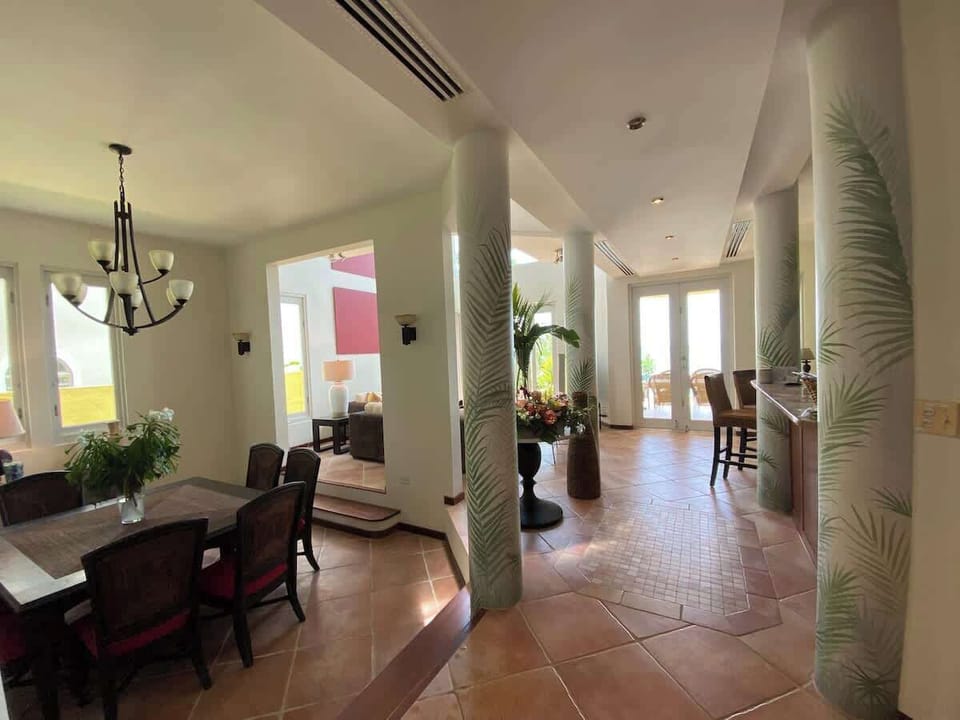 Entrance into the house from the private garden.