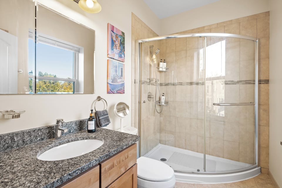 Ensuite bathroom with walk-in shower