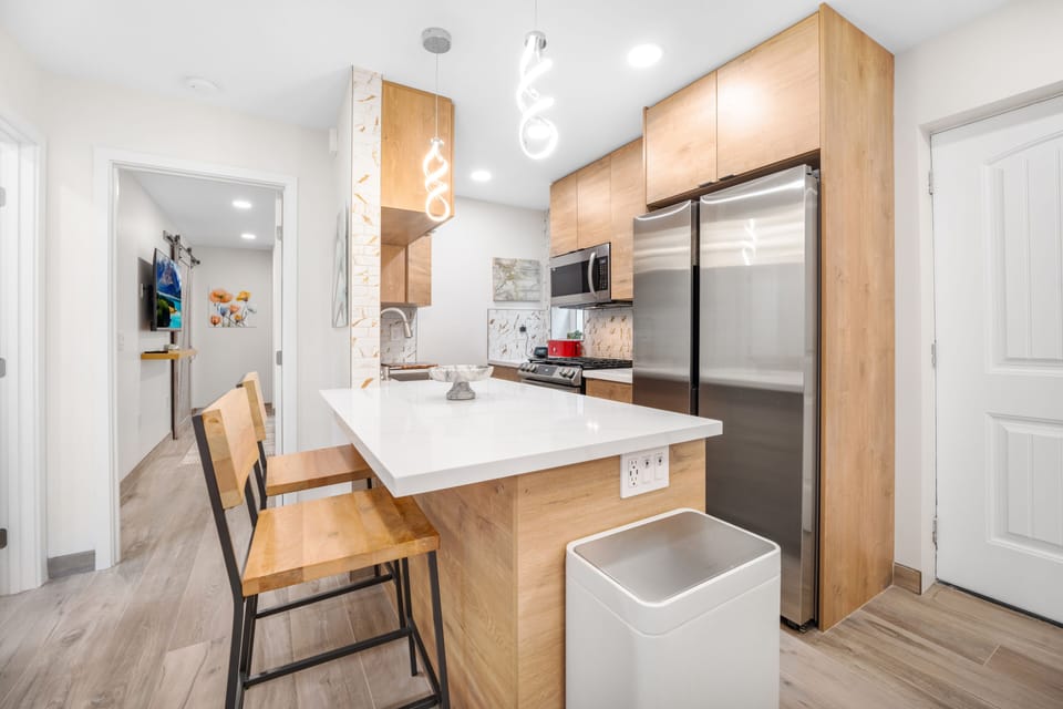 Cook up a storm in style. Keurig Coffee Machine and Coffee Pods provided.  