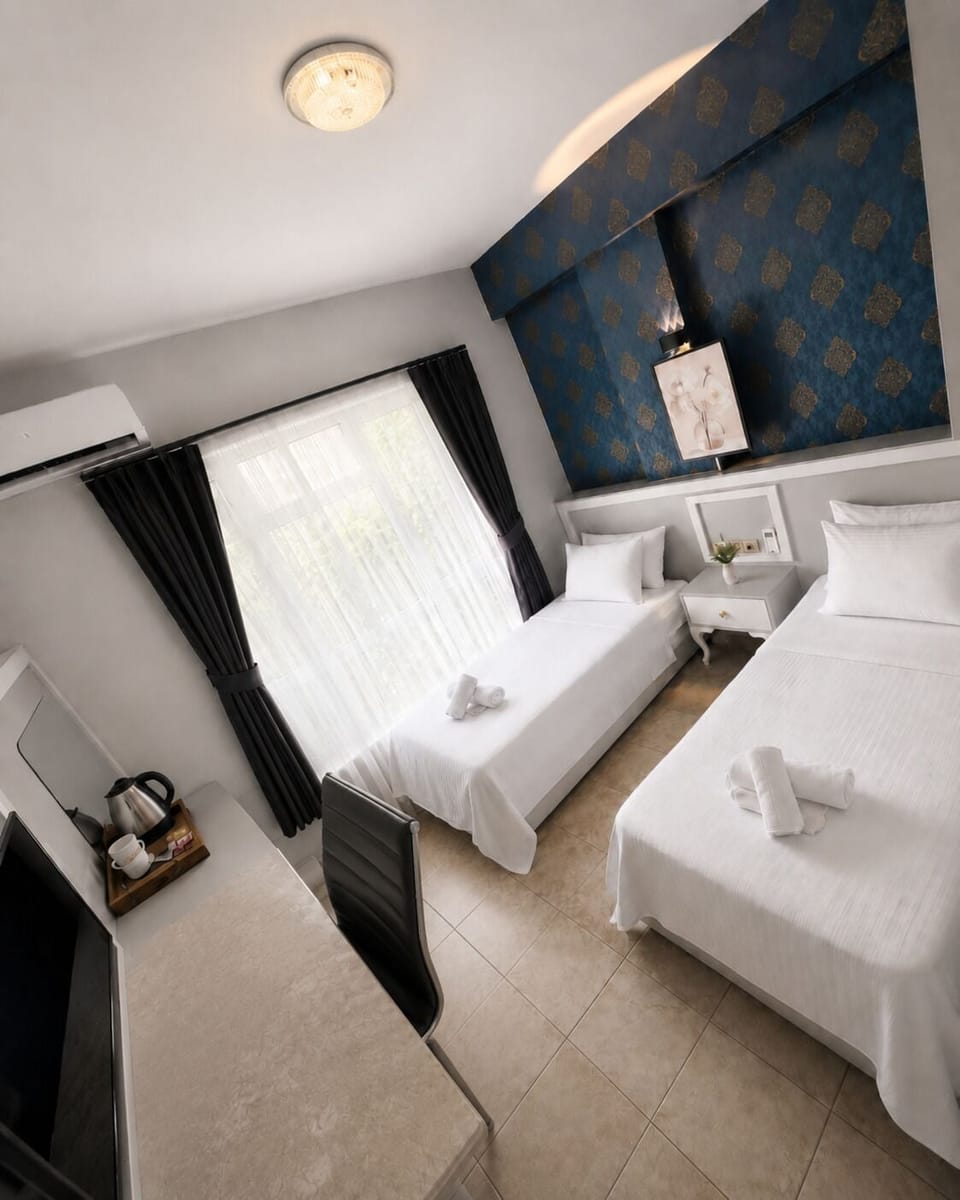 Premium bedding, down comforters, memory foam beds, minibar