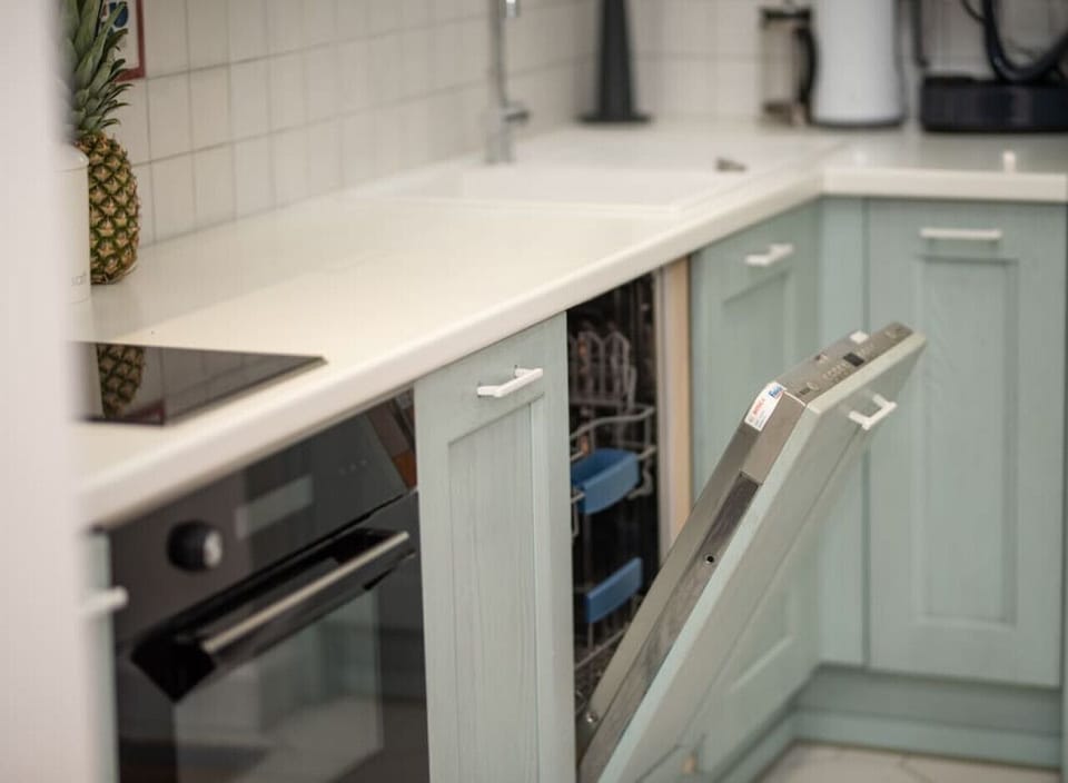 dishwasher in the kitchen