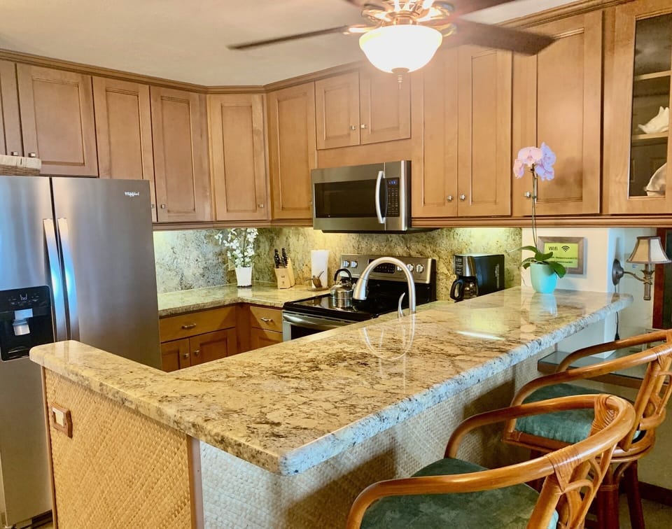 Fully stock kitchen