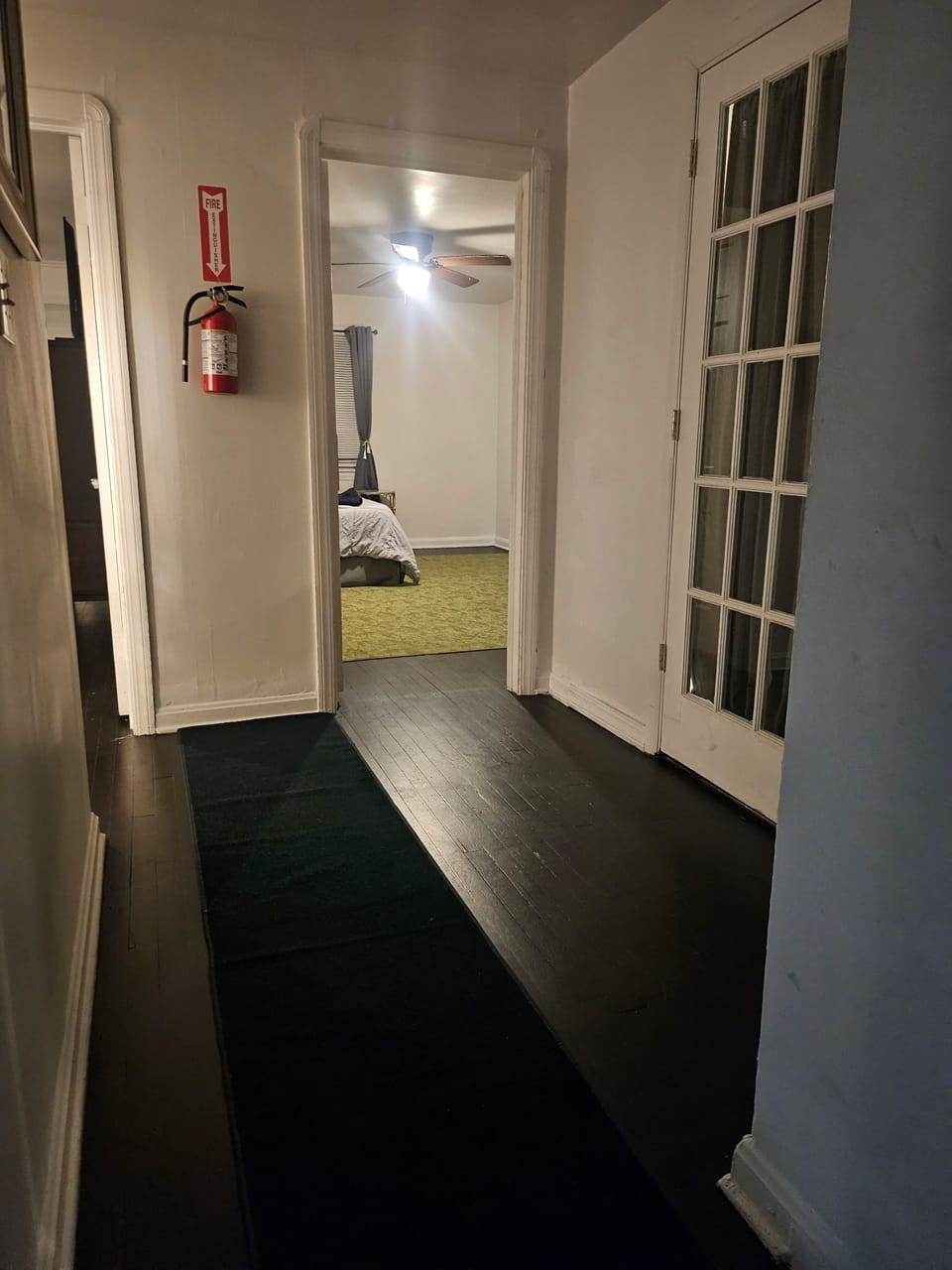 Seconded floor hallway