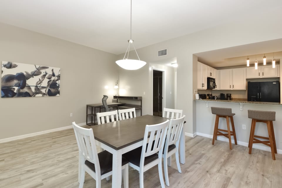 The Palms of Destin 3103 - Dining Area with a Dedicated Work Space