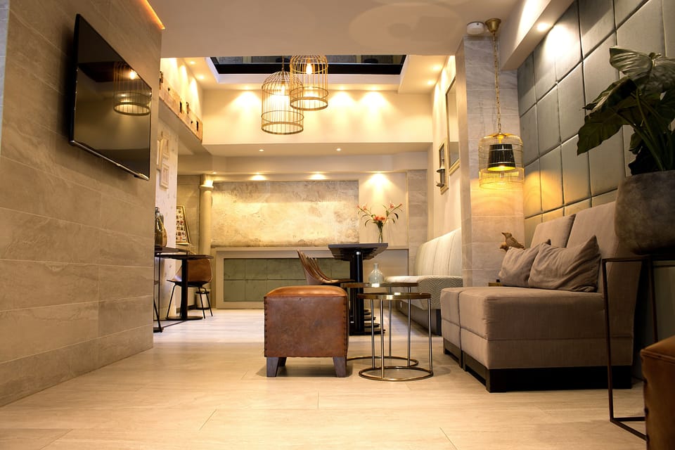 Lobby sitting area