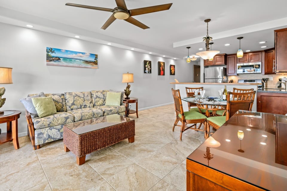 Roomy and comfortable space to relax.