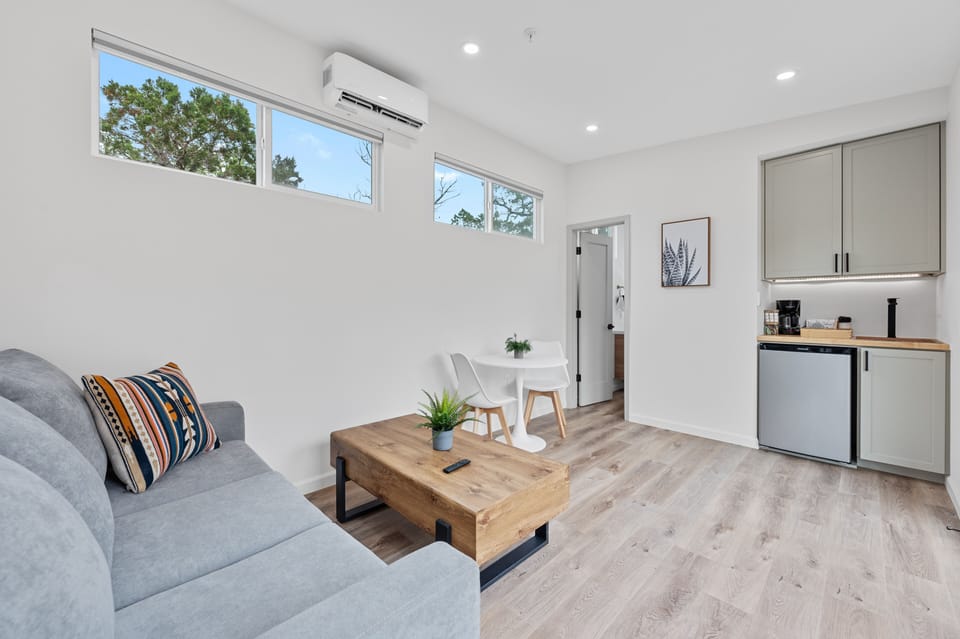Airy and bright living room