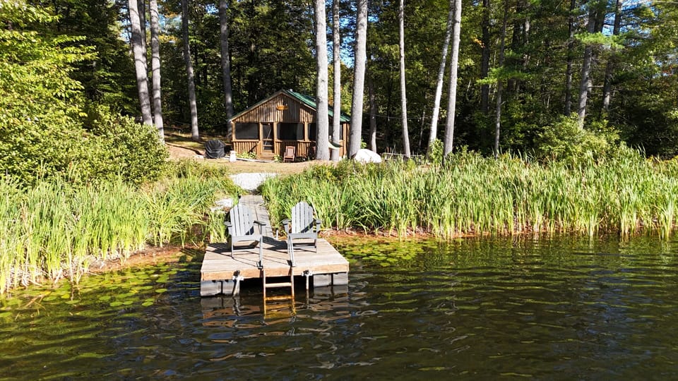 Toms Cabin on Lake Christopher 