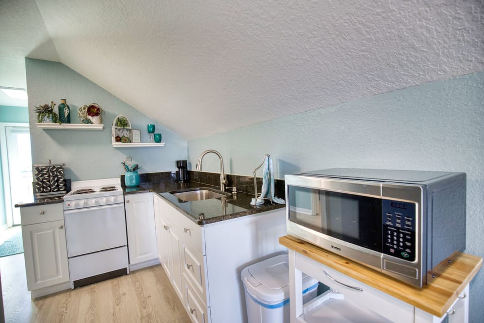 Kitchen - view 2 (Refrigerator not visible; located on left wall)