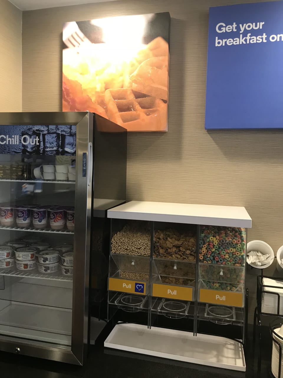 Free daily buffet breakfast