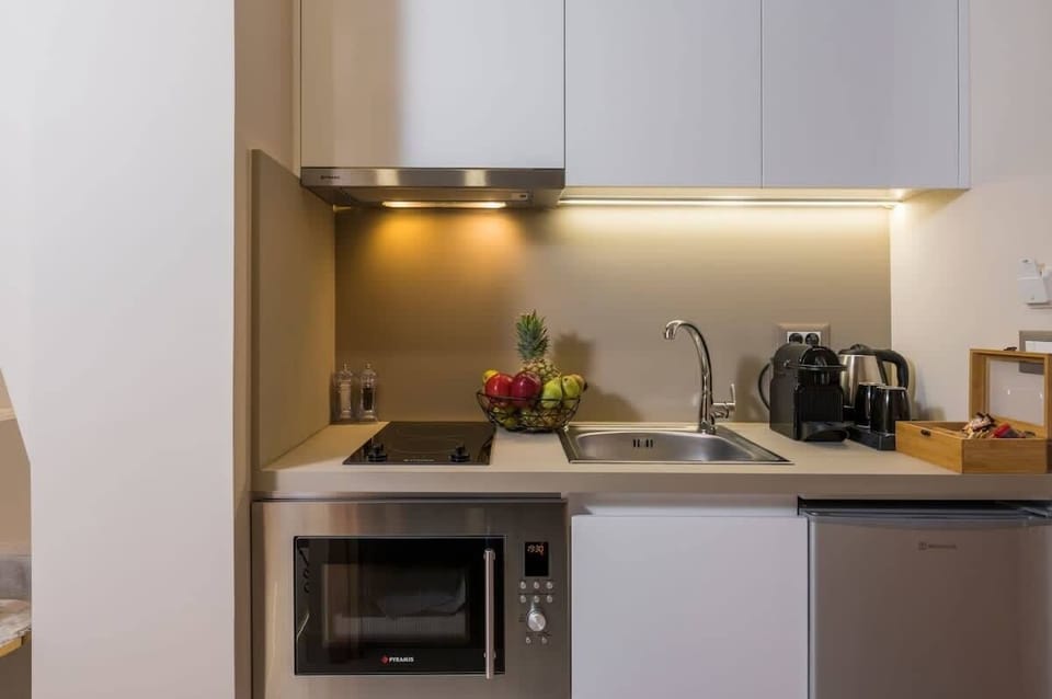 Minimalist Kitchenette with Full Amenities