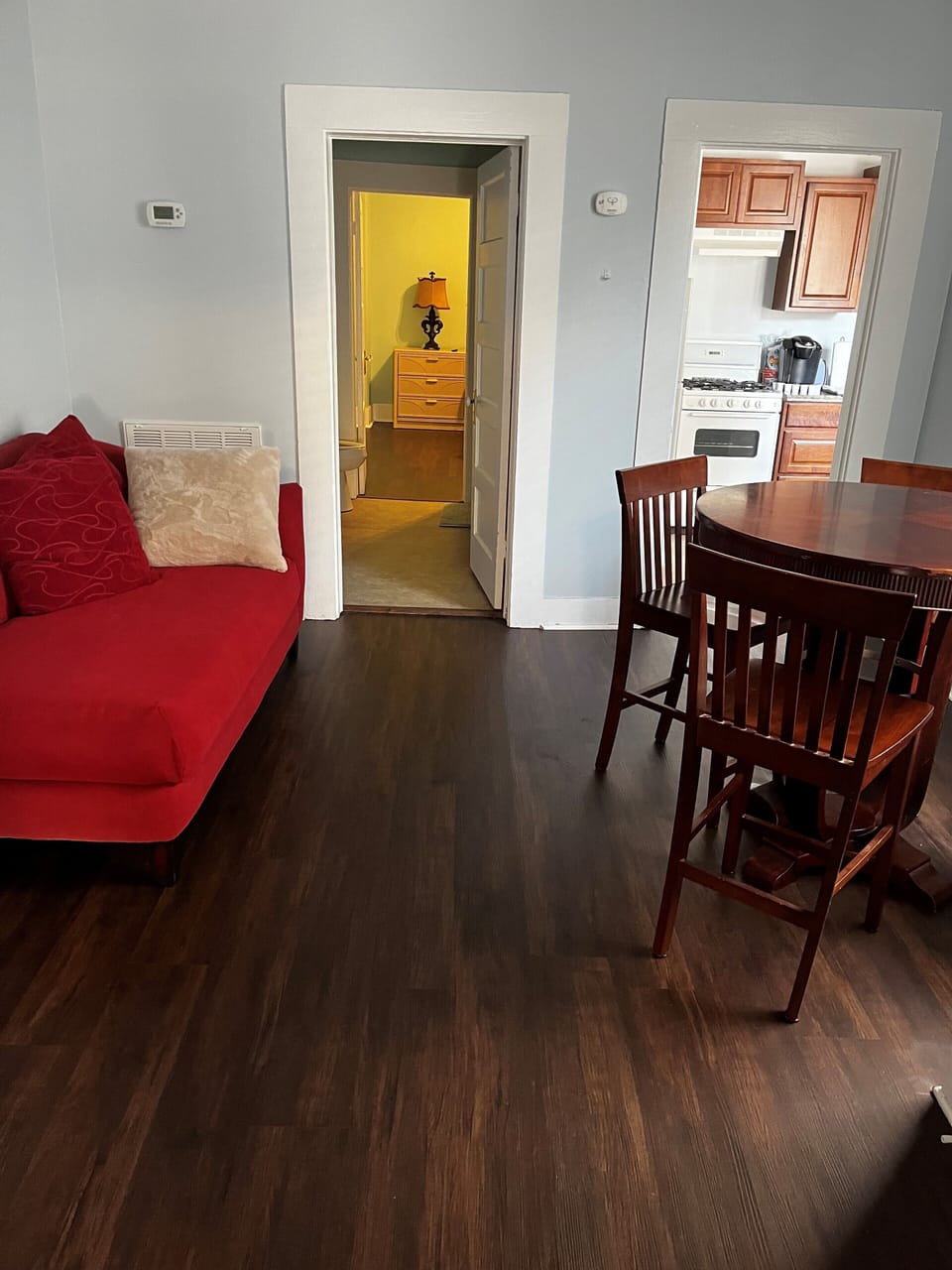 Dining/Living Space/Kitchen View