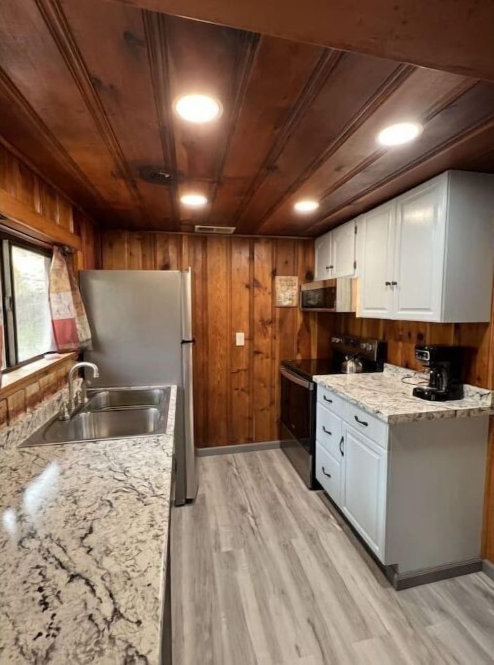 Updated upper cabin kitchen