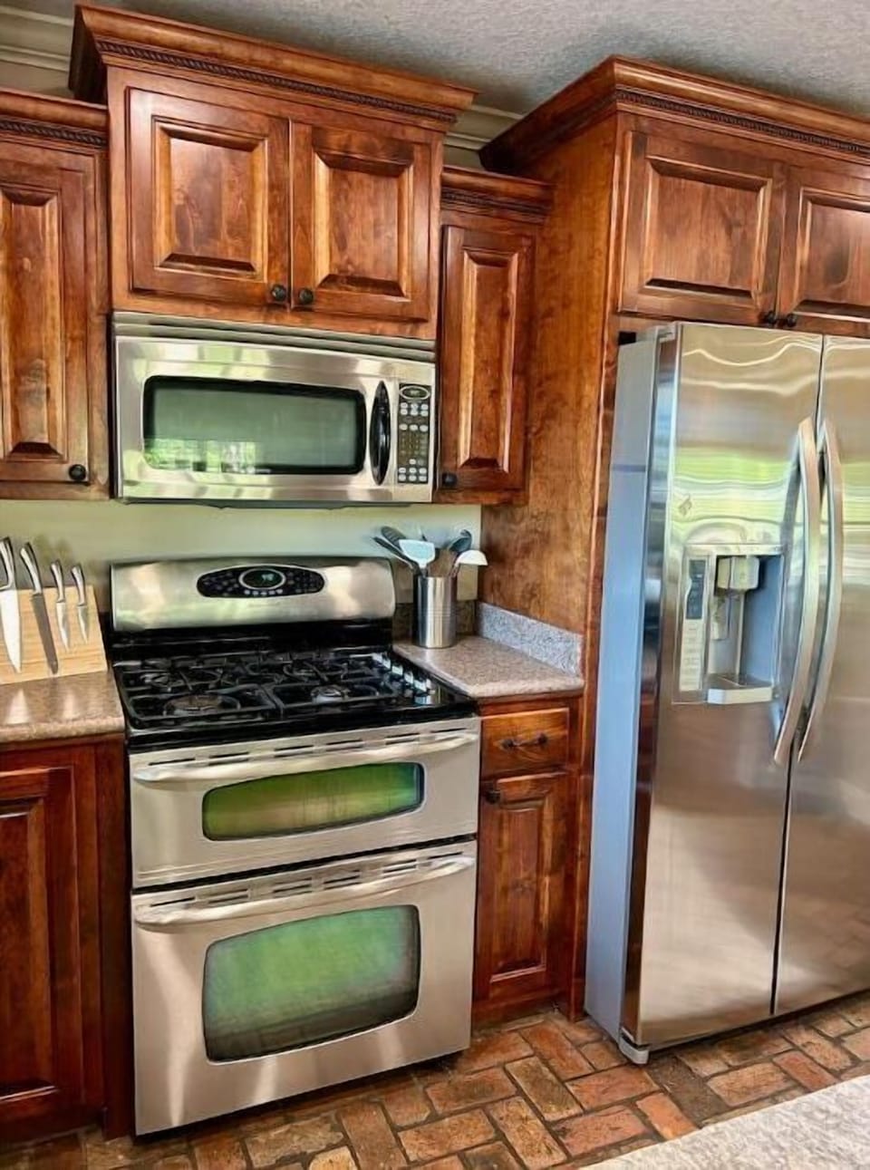 All Stainless Steel appliances.