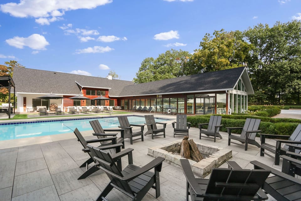 Poolside Fire Pit