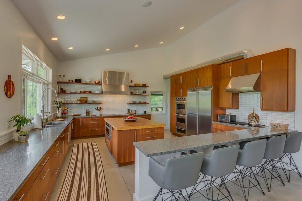 A gorgeous light filled kitchen