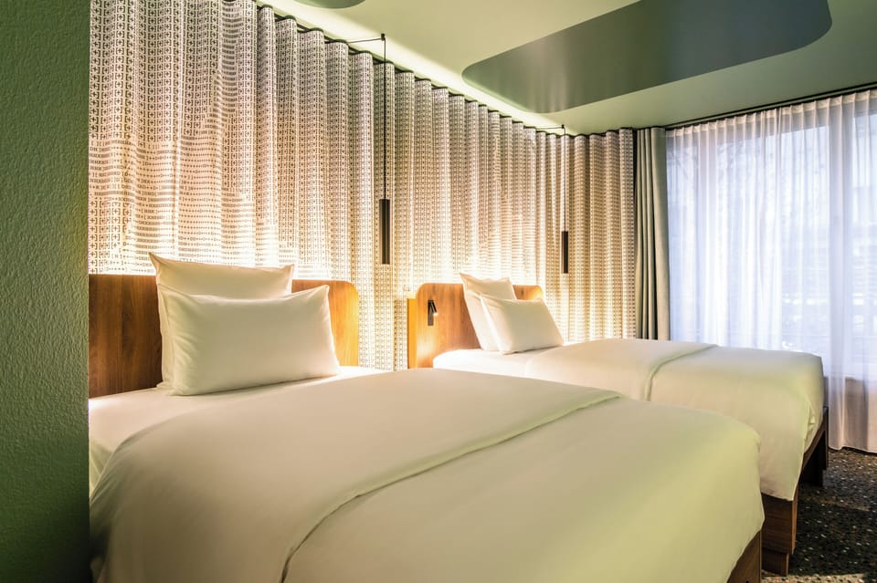 In-room safe, desk, laptop workspace, blackout drapes