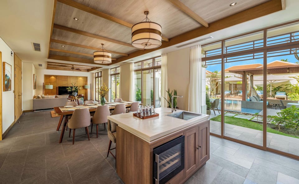 Premium Villa, 3 Bedrooms, Private Pool, Partial Ocean View | Living area | 43-inch Smart TV with digital channels
