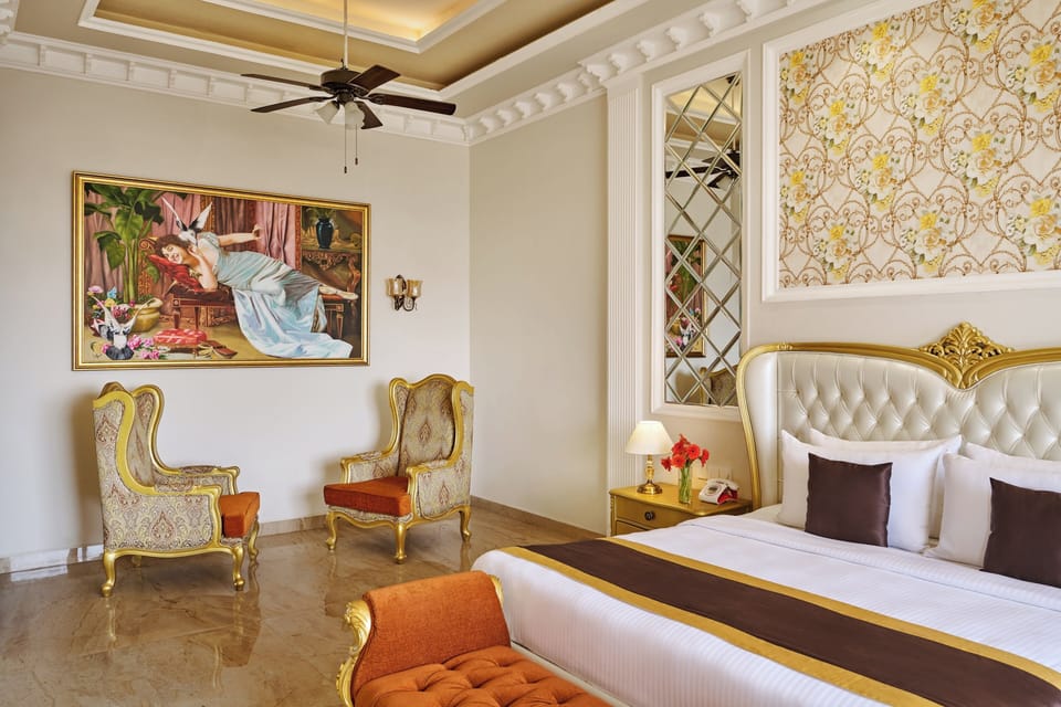 Executive Double Room | In-room safe, desk, laptop workspace, blackout drapes