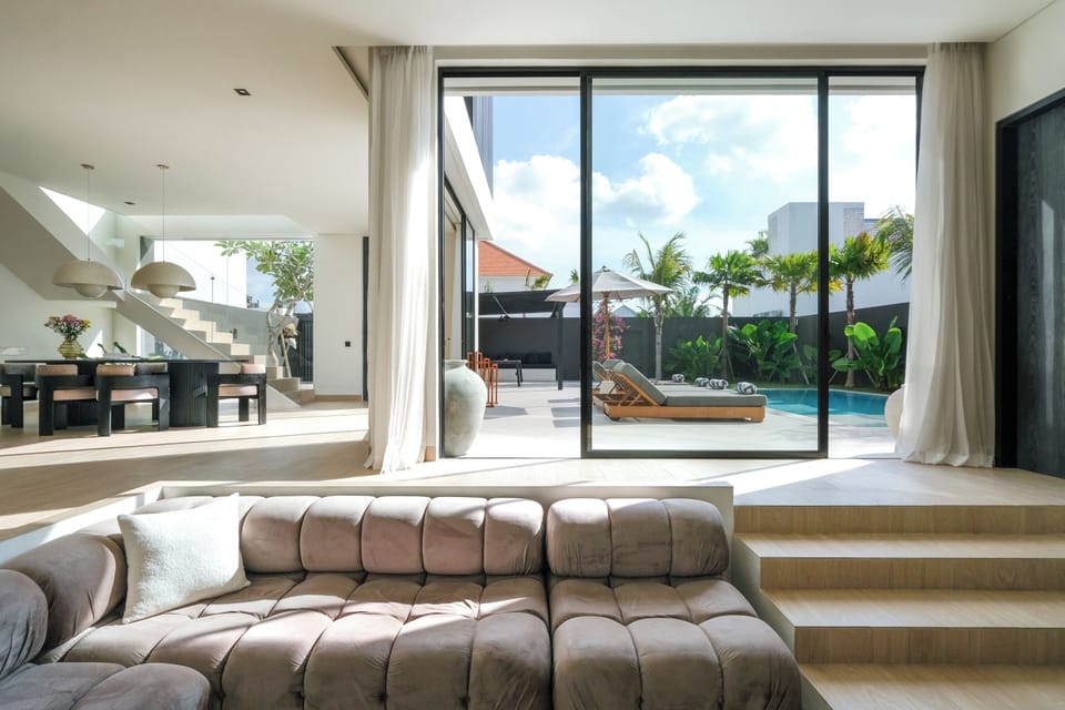 Villa, 3 Bedrooms | Living area | 75-inch TV with digital channels