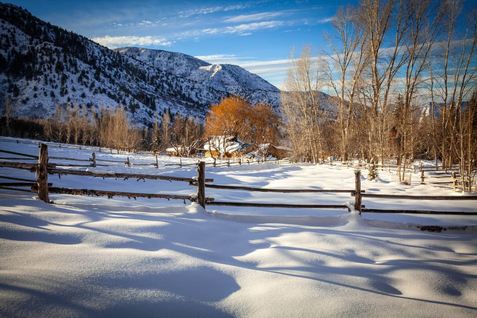 The Bunkhouse in Winter.