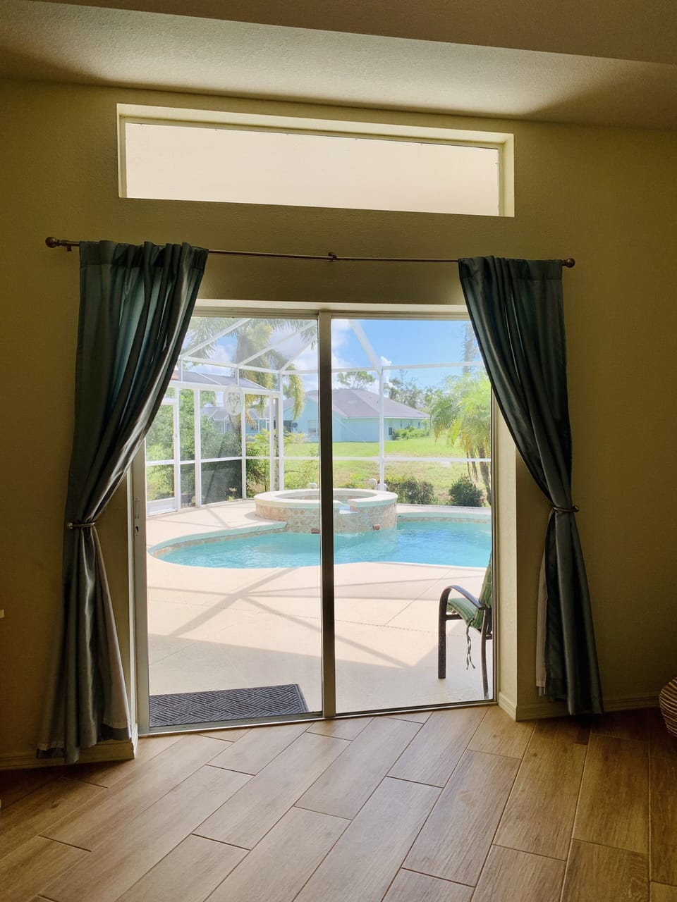 View from main bedroom. With easy access to covered private lanai.
