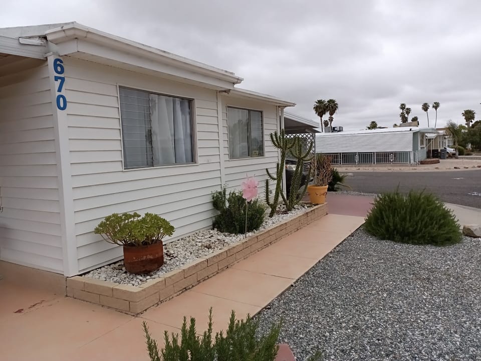 House from front 