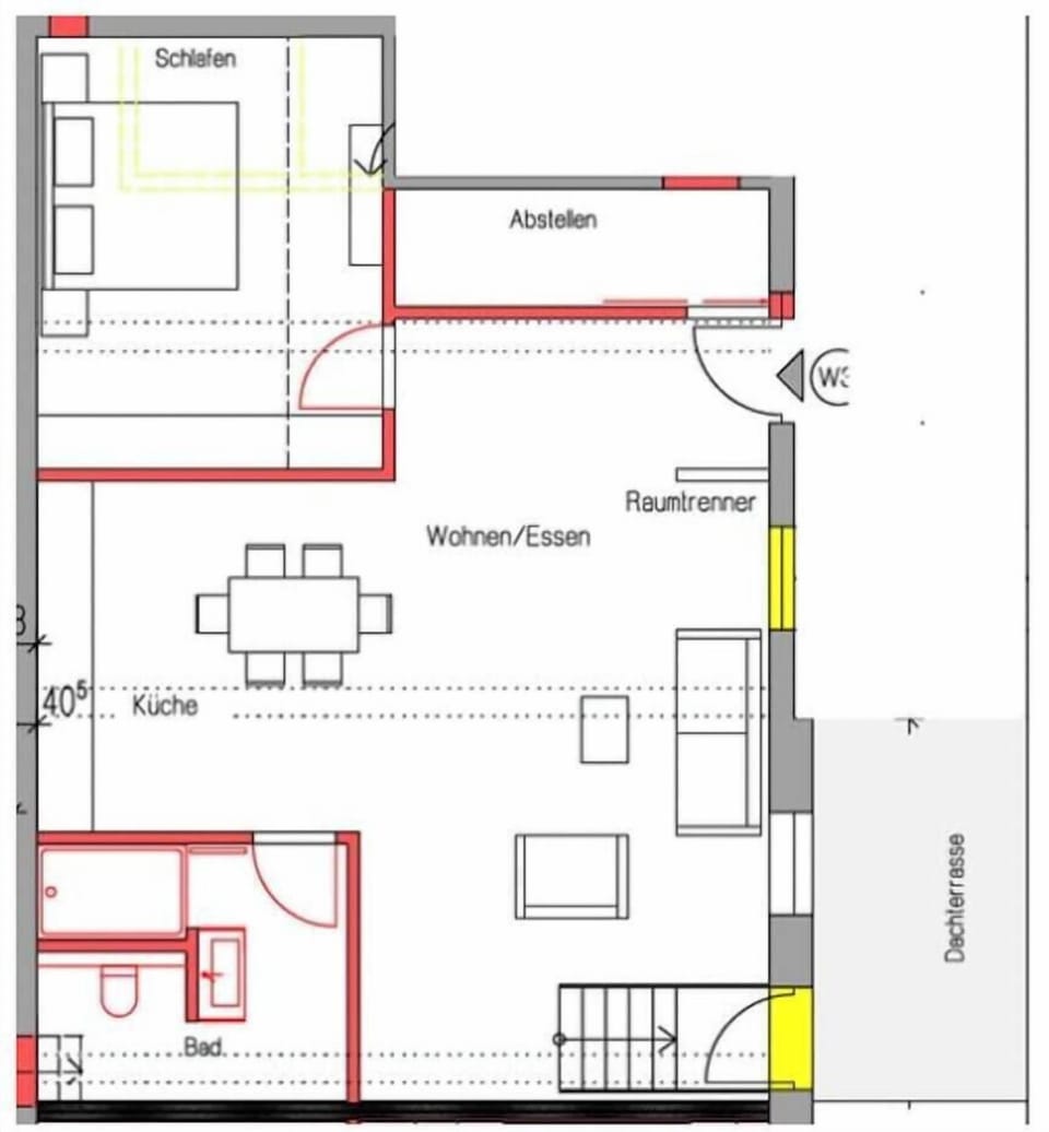 Grundriss von Loft 2.