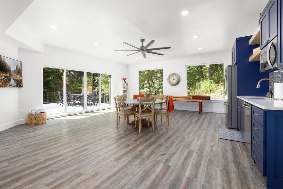 The 2nd floor features our game room and access to the large patio!