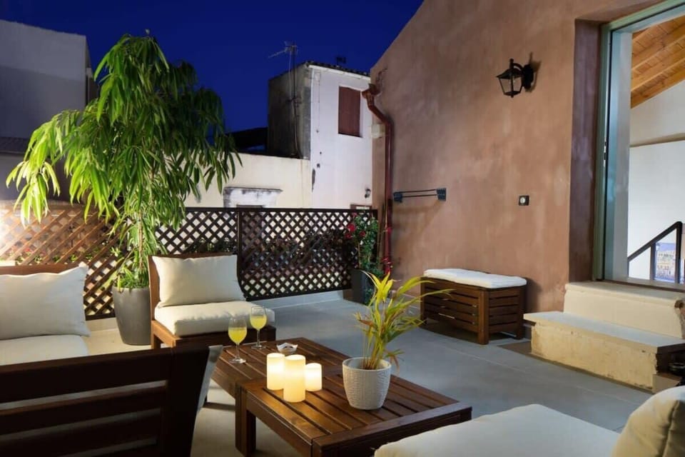 Inviting Patio Space with Chic Furniture