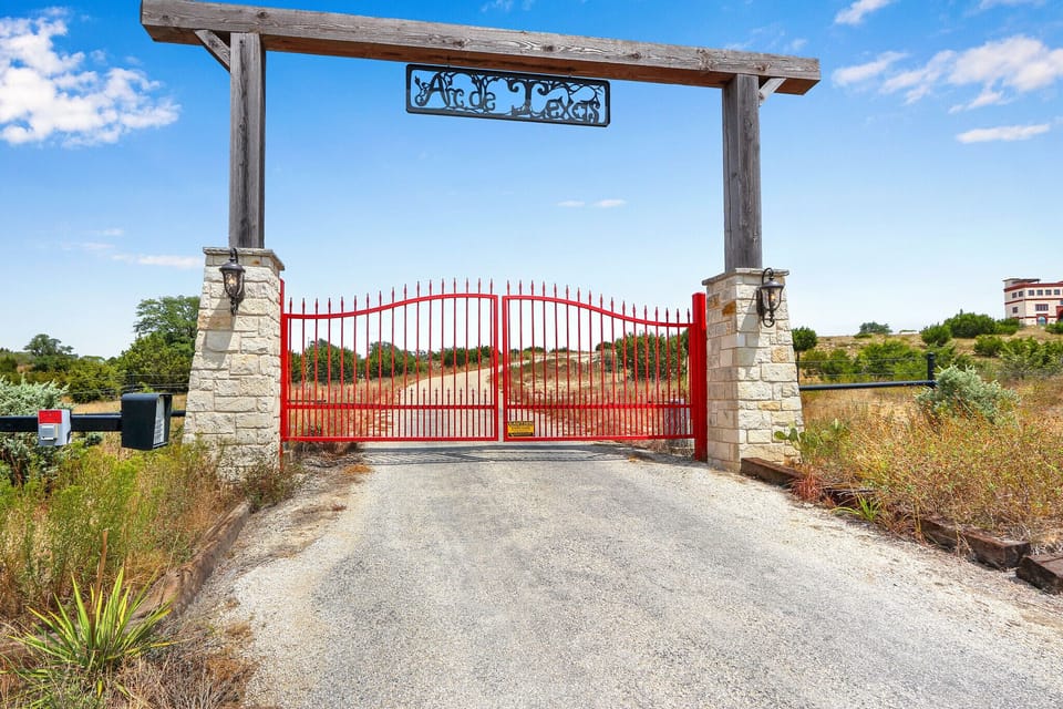Grand front gate entrance to The Arc