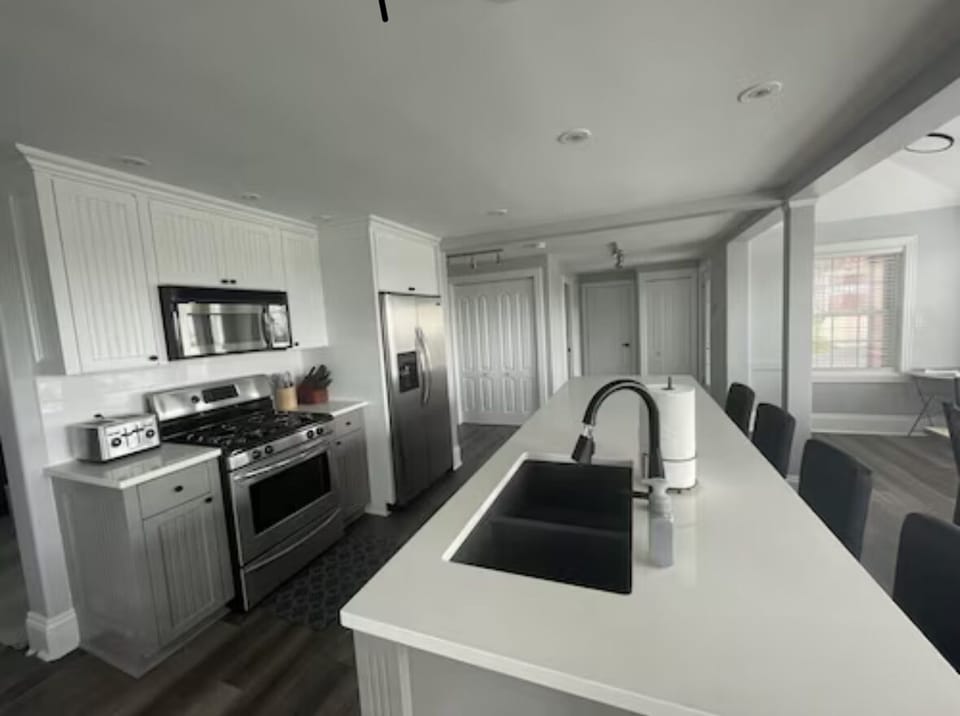 Renovated Kitchen with 12ft Island 