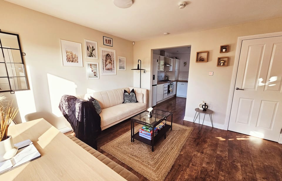 House | Living area | 55-inch Smart TV with digital channels