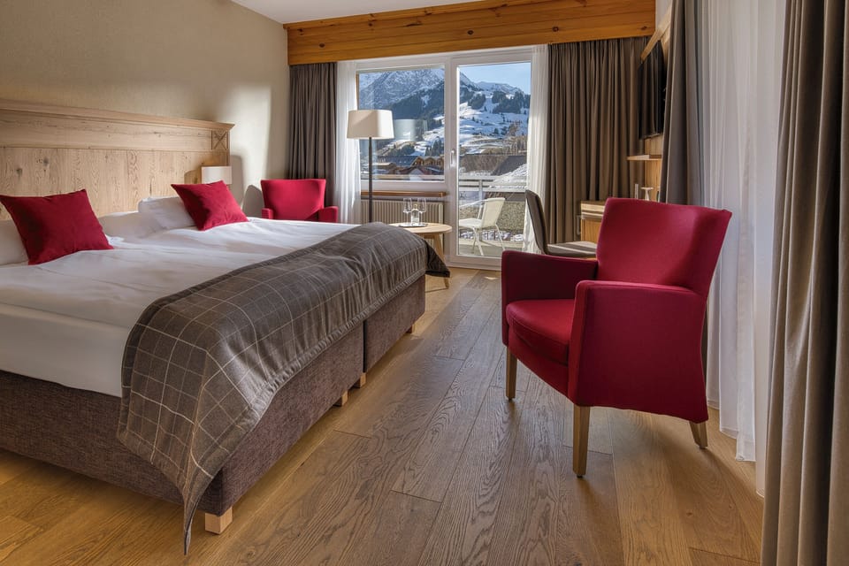 Double Room (Mountain View - South) | Minibar, in-room safe, desk, soundproofing