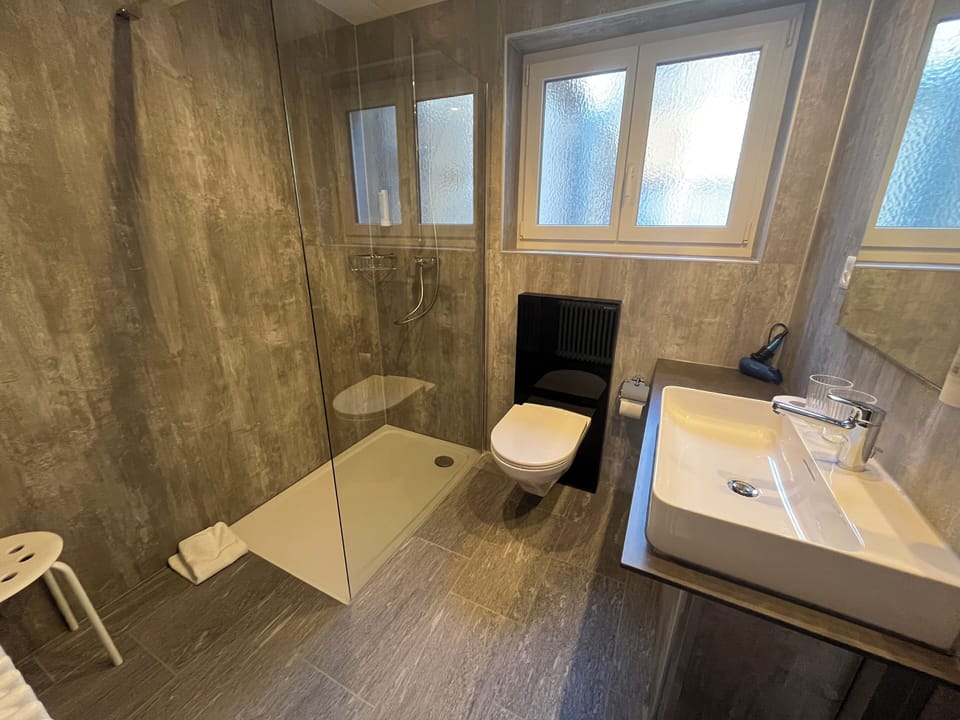 Standard Twin Room | Bathroom | Free toiletries, hair dryer, towels