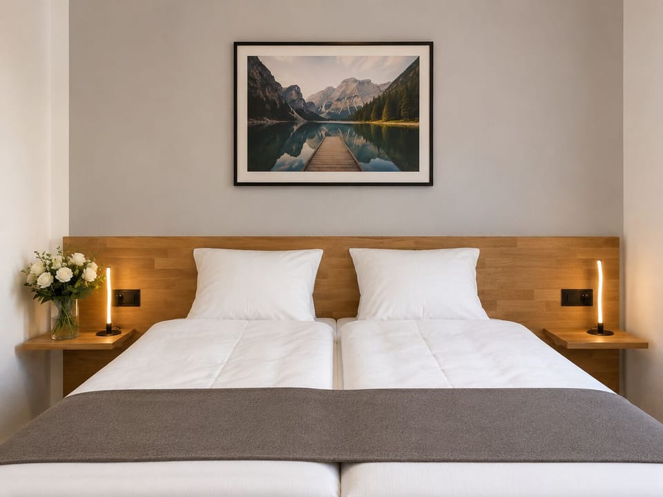 Economy Double Room | Hypo-allergenic bedding available, in-room safe, desk, blackout drapes