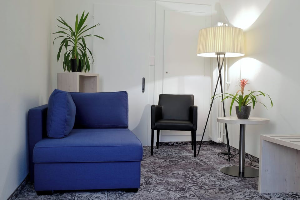 Minibar, in-room safe, desk, laptop workspace