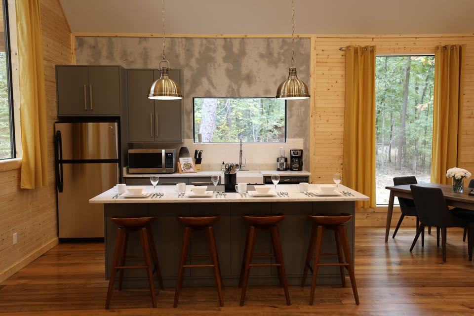 Private full sized kitchen