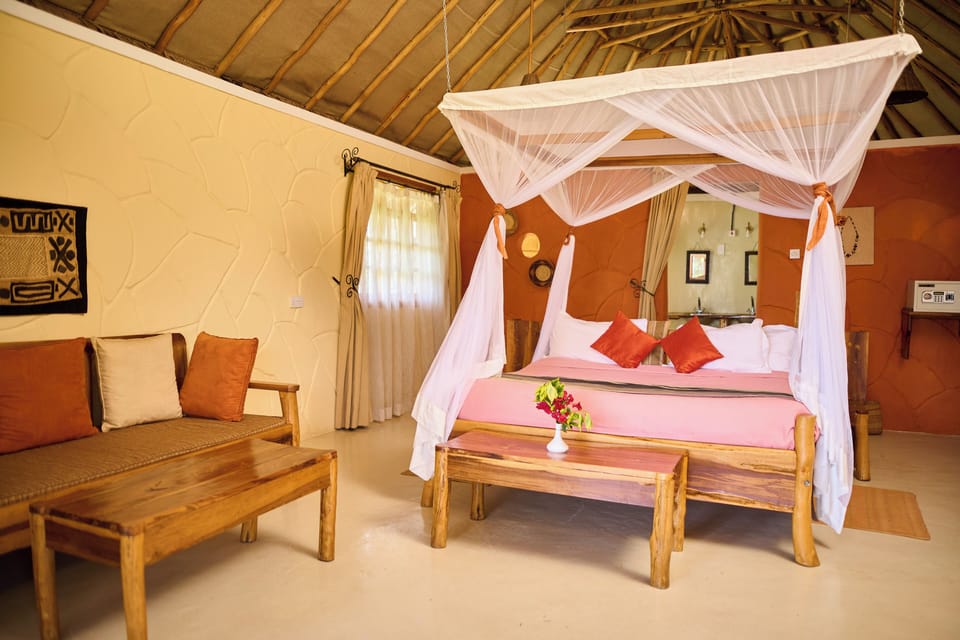 Grand Cottage, 1 Queen Bed, Lake View | Desk, laptop workspace, iron/ironing board, free WiFi