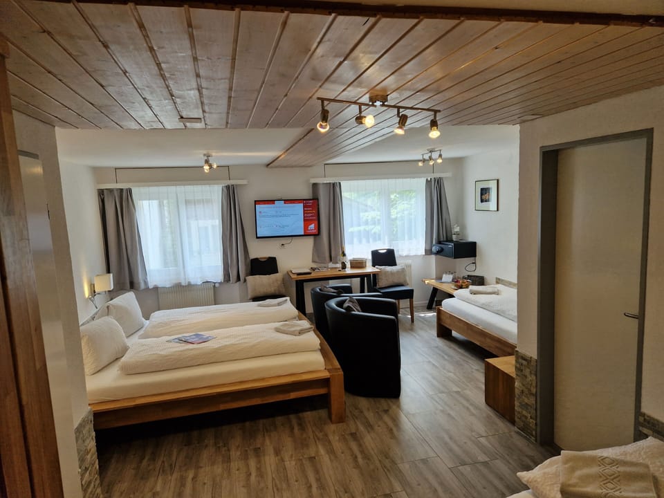 Family Quadruple Room, 1 Bedroom, Non Smoking, Mountainside | In-room safe, desk, blackout drapes, free WiFi