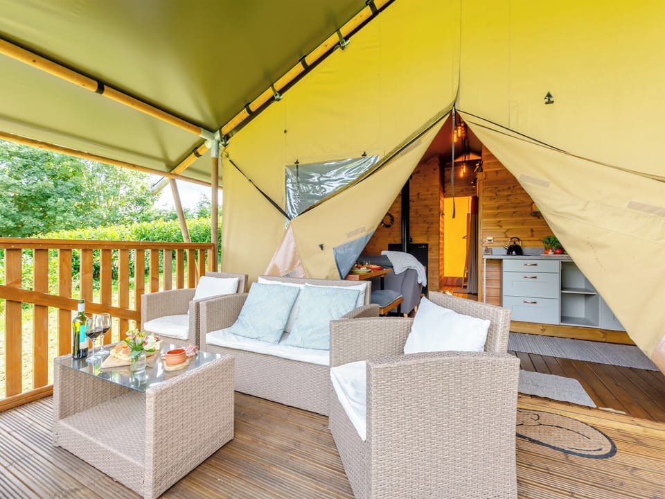 Terrace | The Foxes Den - Little North Field, Bishop Thornton, near Harrogate