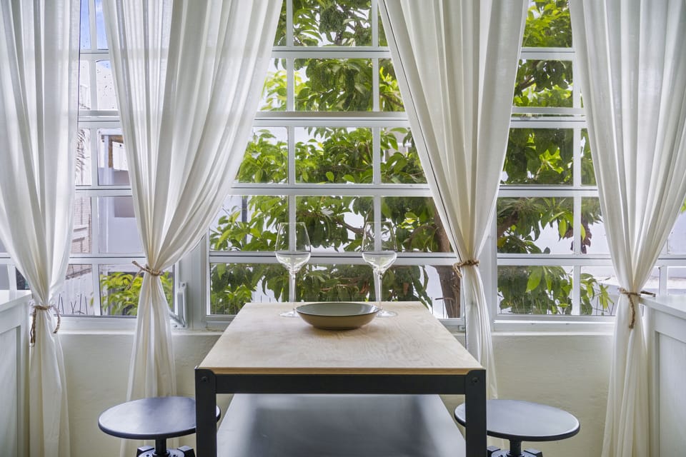 Perfect spot for morning coffee or evening beverage!