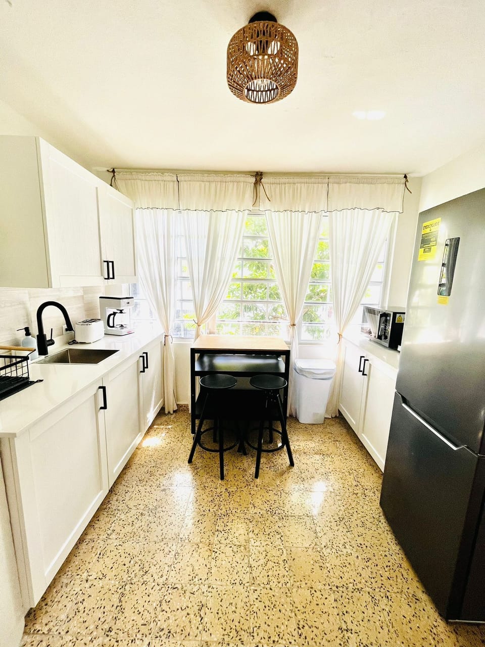 Enjoy the equipped kitchen with brand new appliances.